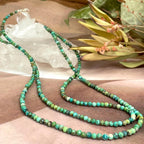 Green Crystal Bead Necklace