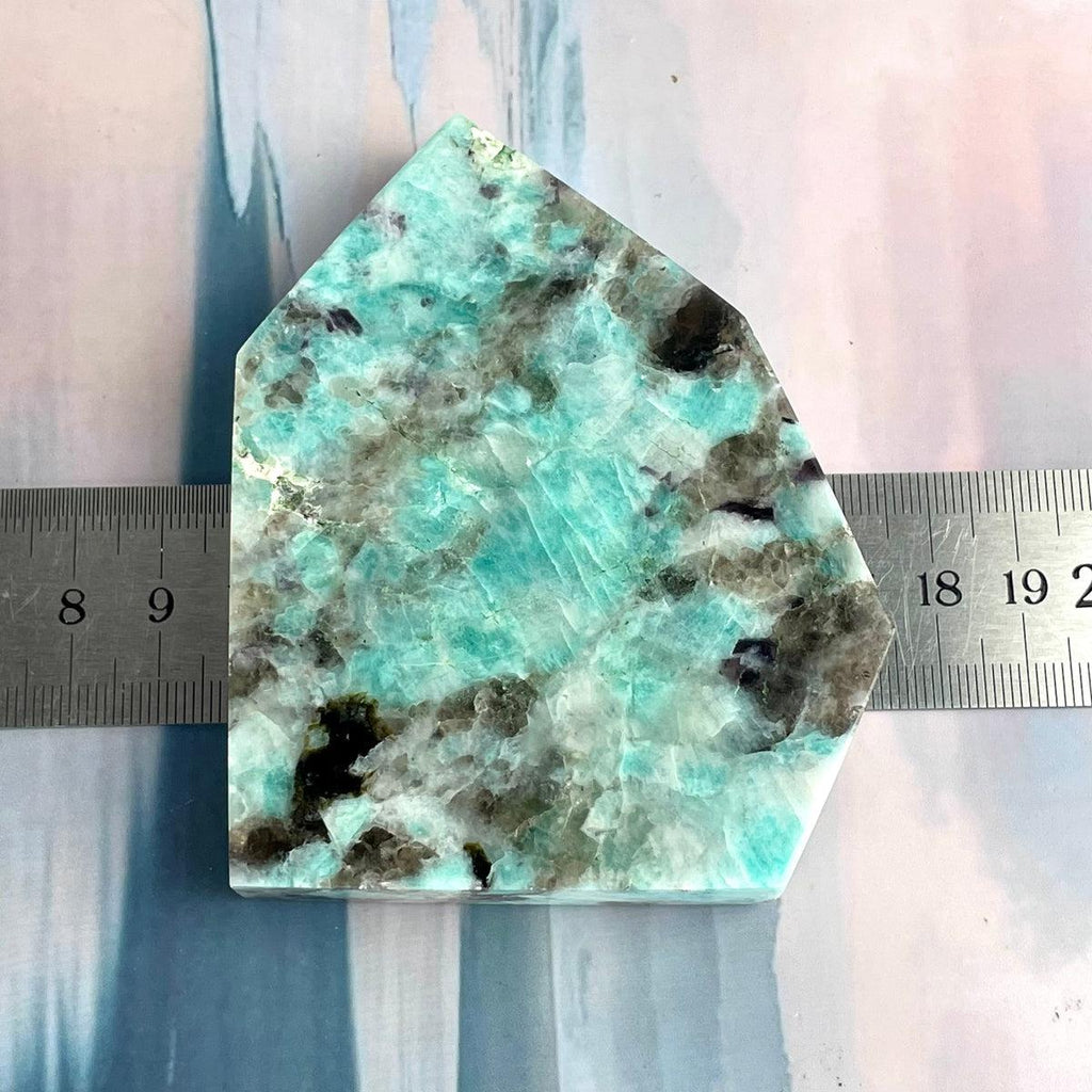 Black And Green Crystal Slice