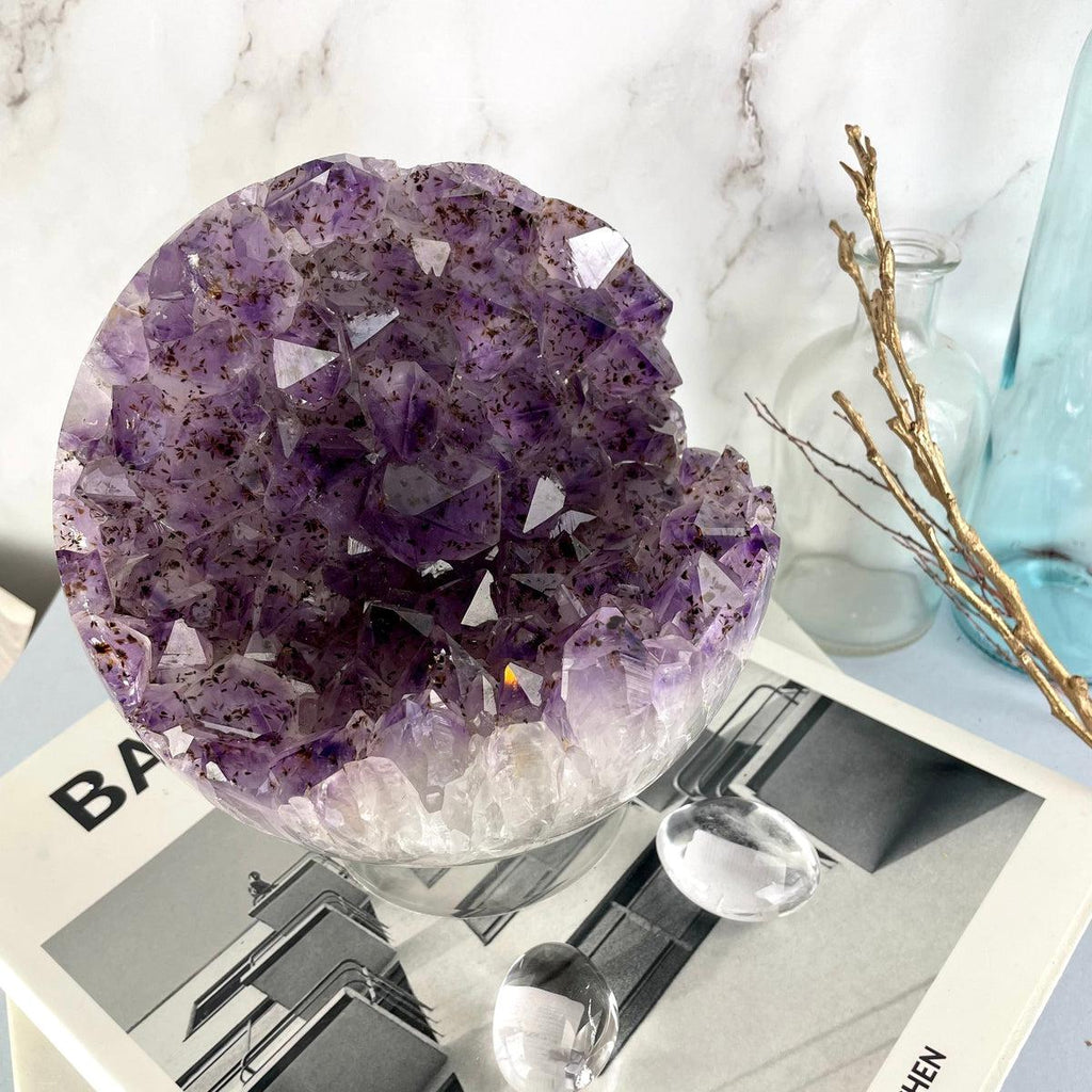 Amethyst Geode Crystal Ball
