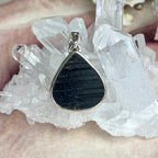 Black Tourmaline Teardrop Pendant