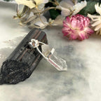 Tibetan Quartz Raw Small Double Terminated Point Pendant