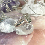 Green Amethyst Large Size Ring