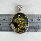 Baltic Amber Oval Pendant