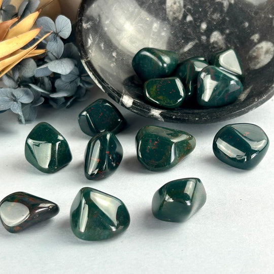 Bloodstone Tumbled Stones (Brazil)