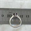 Garnet Round Brilliant Cut Ring