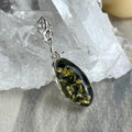 Baltic Amber Leaf Pendant