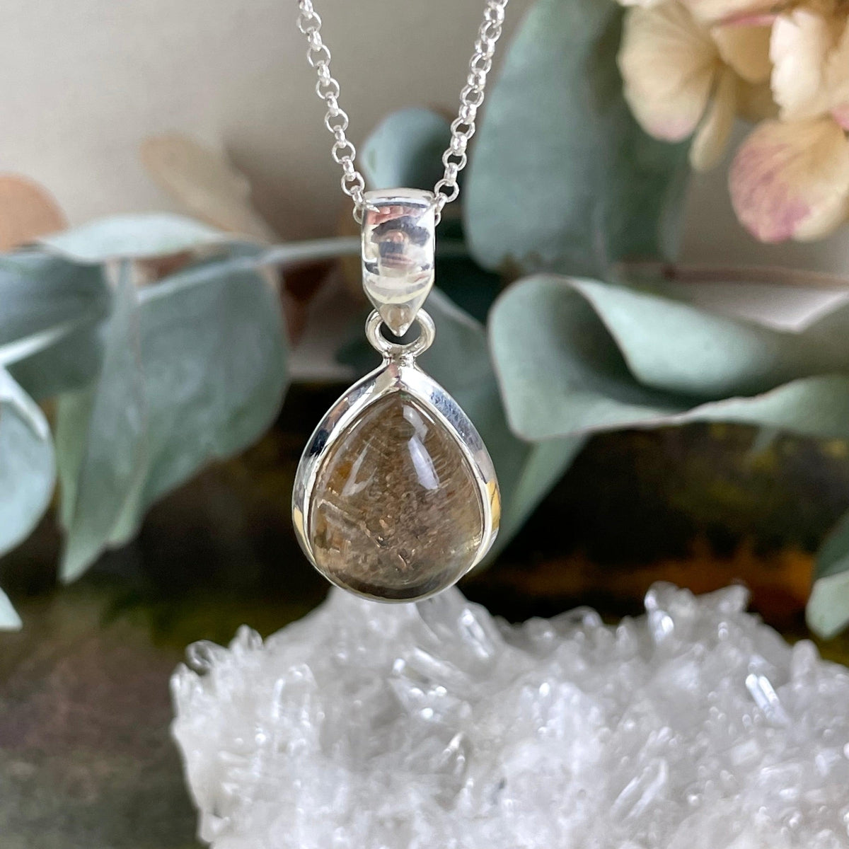 Quartz With Inclusions Pendant