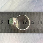 Aquamarine Crystal Piece Ring