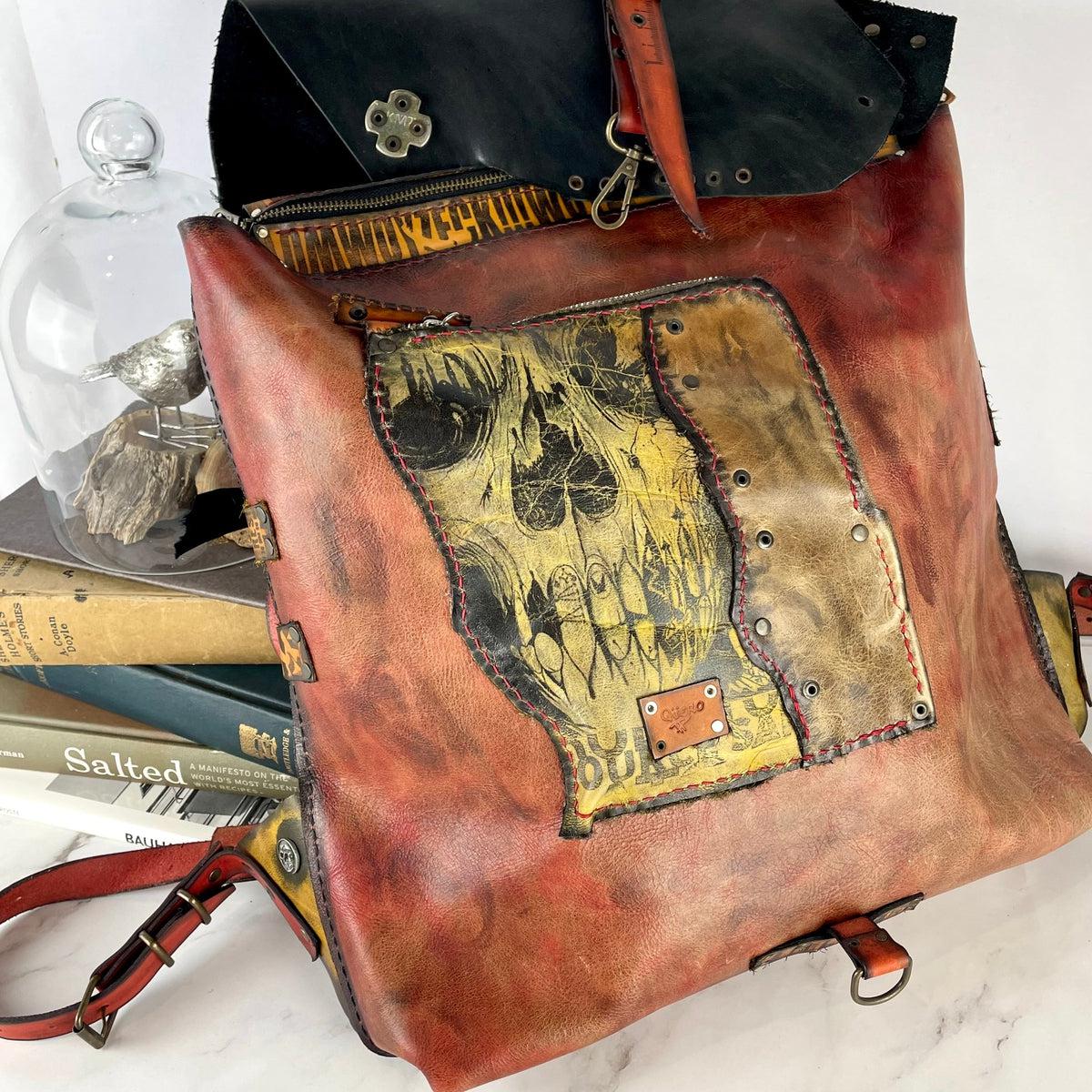 Distressed Leather Urban Bag