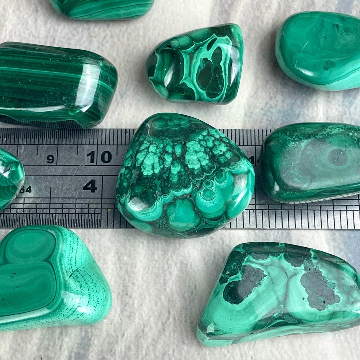 Malachite Tumbled Stones