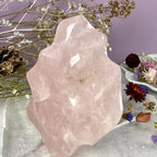 Rose Quartz Crystal Flames 12cm - 19cm