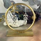 Grey Moonstone Earrings