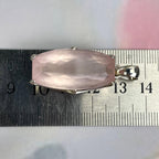 Rose Quartz Sterling Silver Pendant