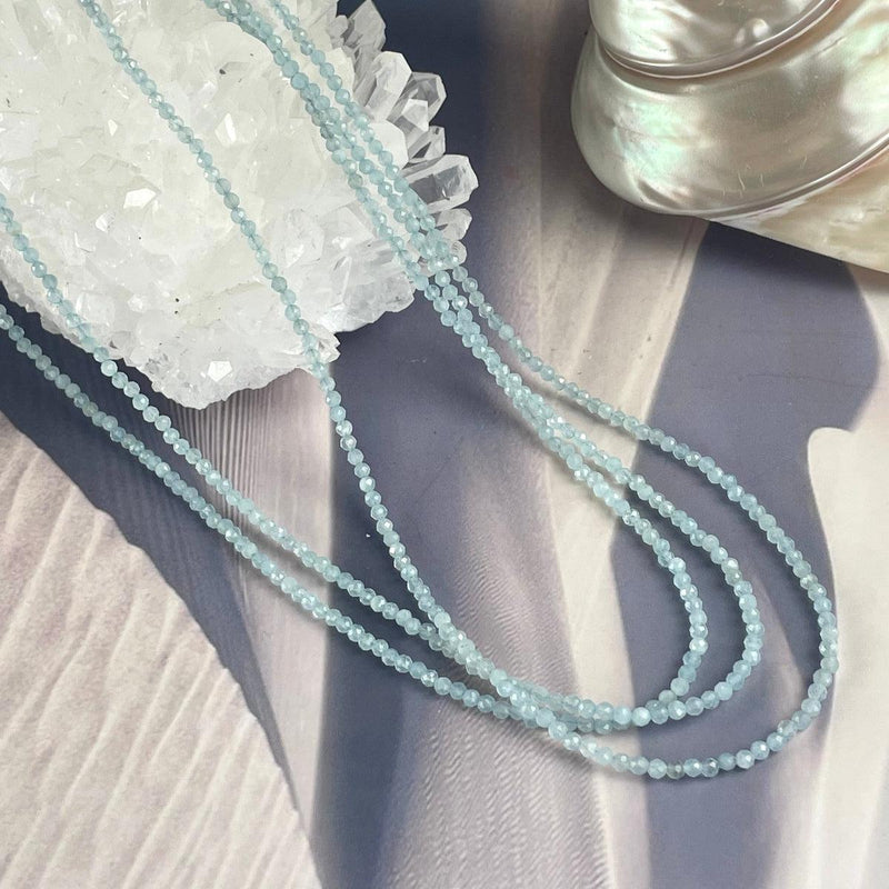 Aquamarine Crystal Beads
