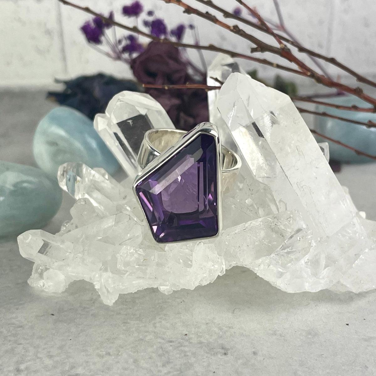 Handmade Amethyst Ring