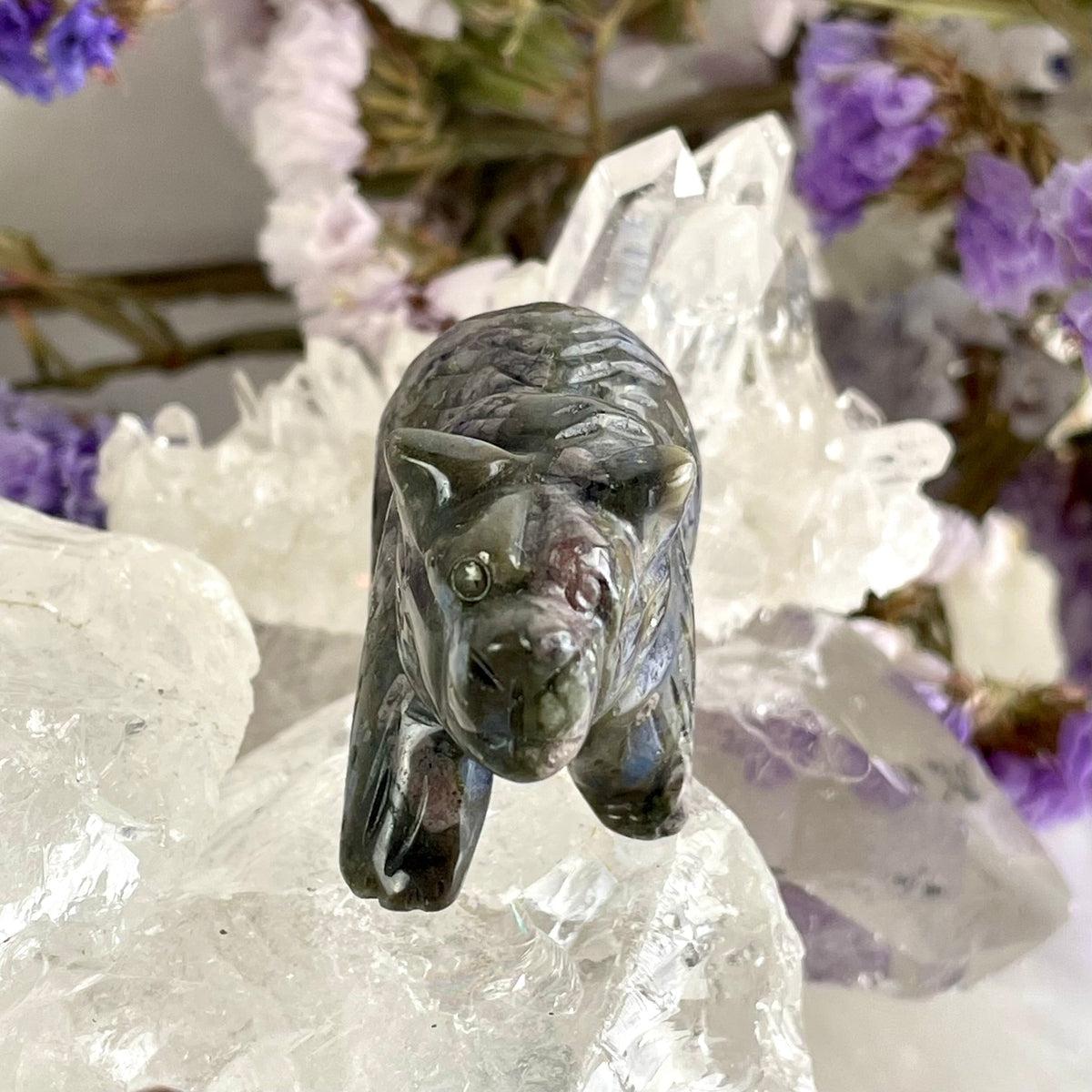Handcarved Crystal Sculpture