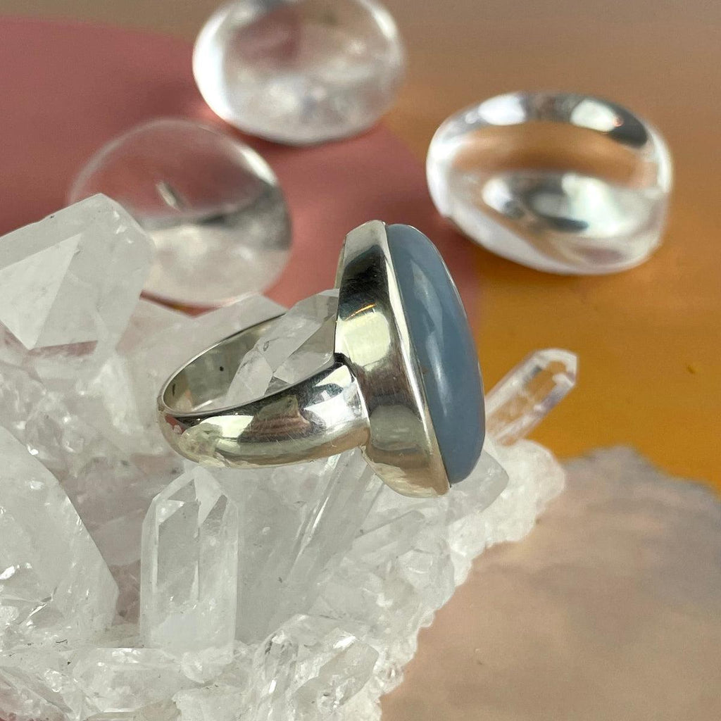 Blue Crystal Ring