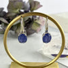 Dainty Blue Crystal Earrings