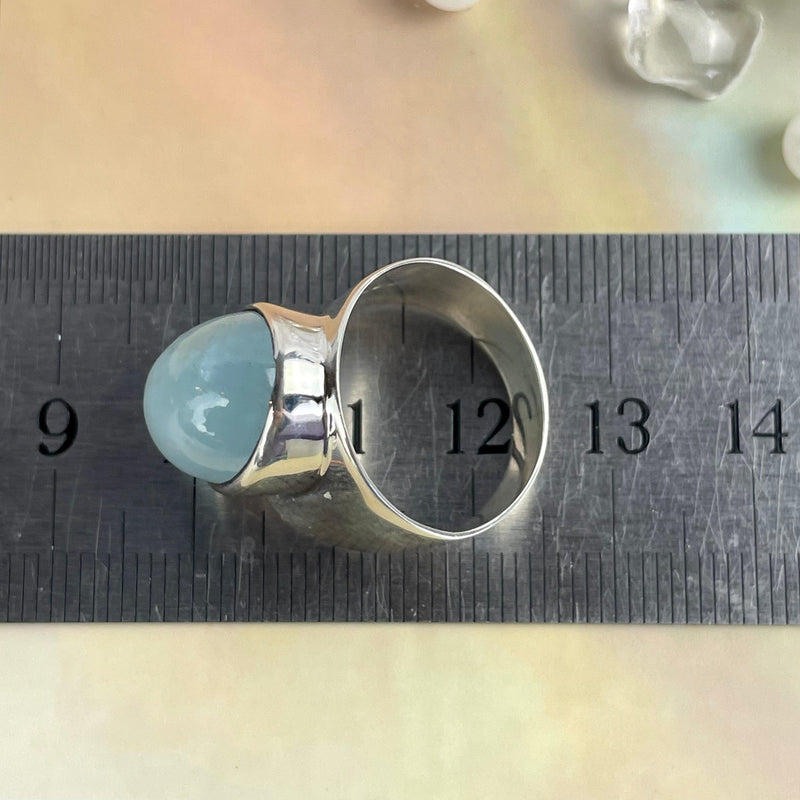 Aquamarine Oval Ring