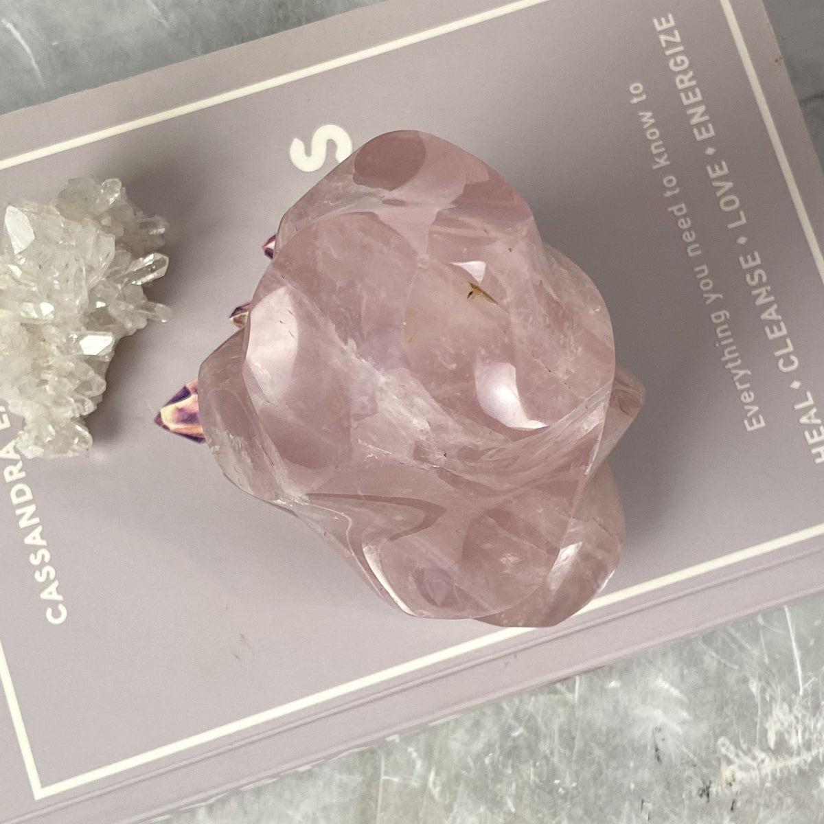 Rose Quartz Crystal Flames 12cm - 19cm
