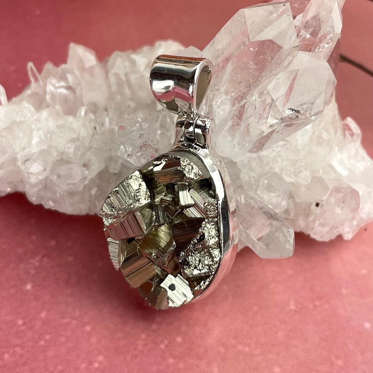 Pyrite Chunk Pendant
