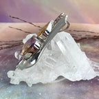 Purple And Yellow Gemstone Pendant