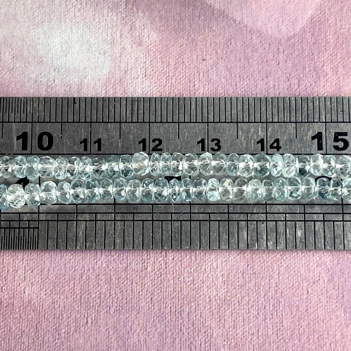 Small High Grade Aquamarine Necklace