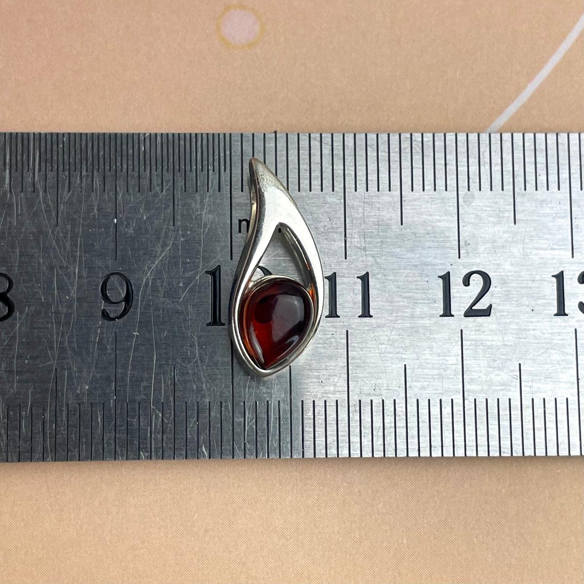 Real Amber Small Pendant