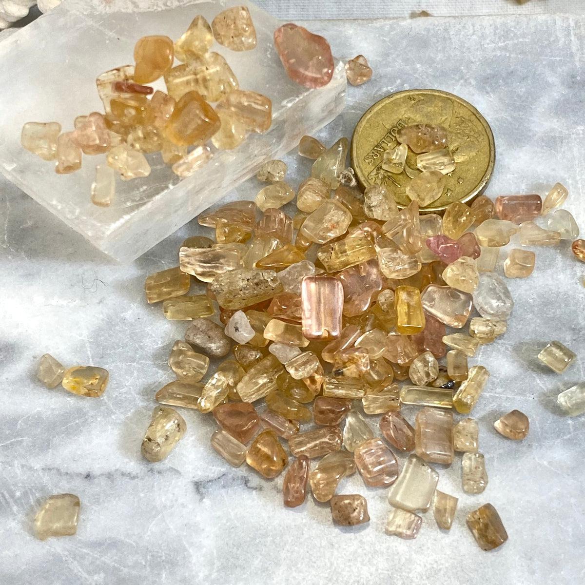 Yellow Topaz Chips