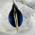 Purple Blue Titanium Pendant