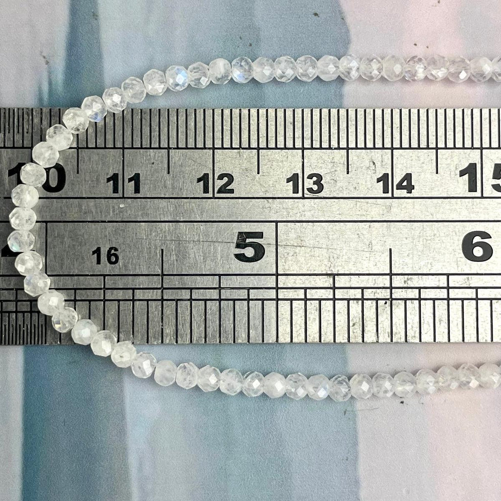 Faceted Small Moonstone Beads
