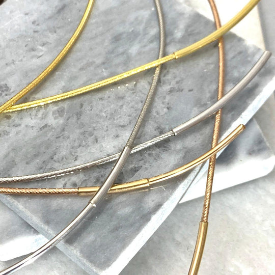 Omega Diamond Cut Necklace 1.85mm 50cm