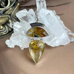 Golden Crystal Pendant