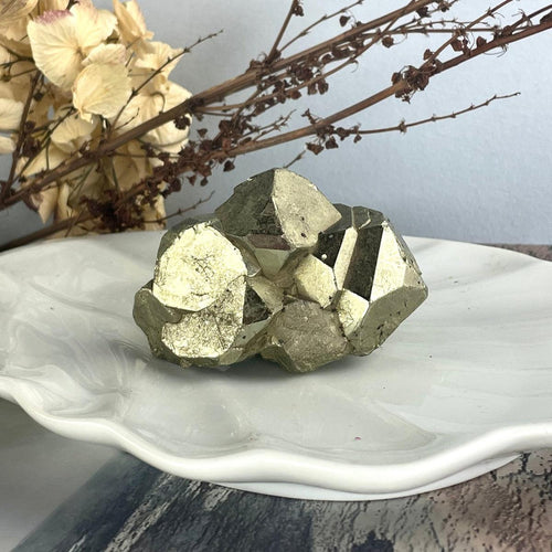 Pyrite Geometric Cluster