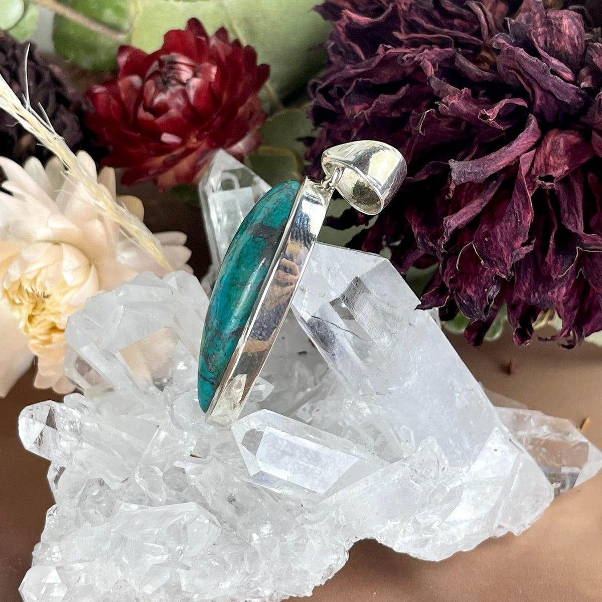 Blue And Green Crystal Pendant