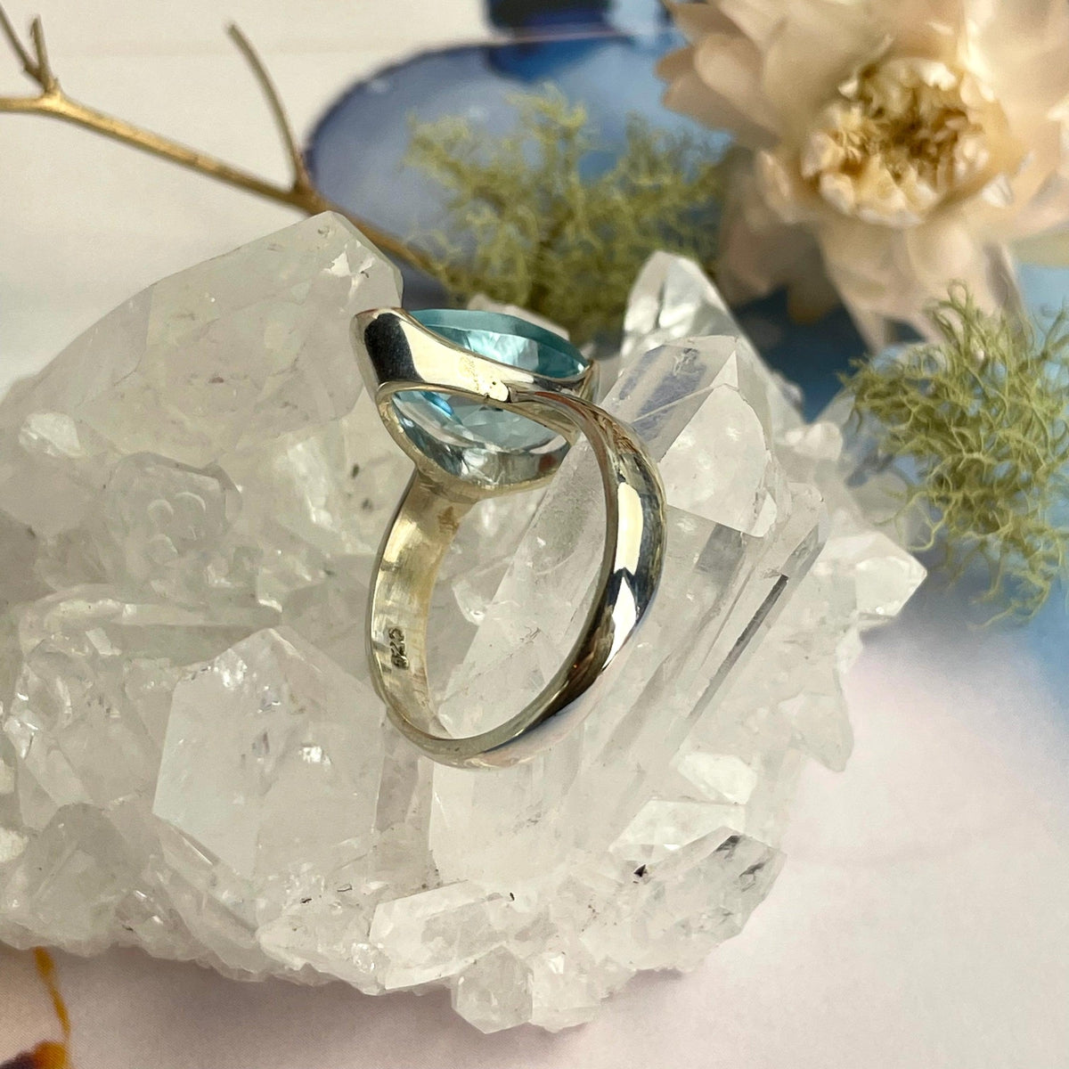 Topaz Teardrop Ring
