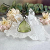 Triangle Prehnite Pendant