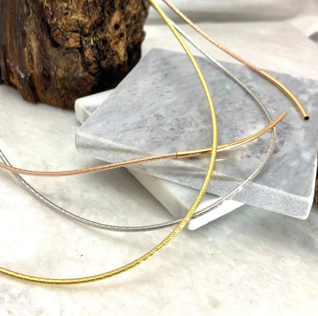 Diamond Cut Gold Necklace