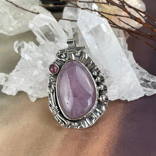 Kunzite & Pink Tourmaline Pendant