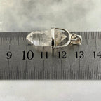 Tibetan Quartz Raw Small Double Terminated Point Pendant