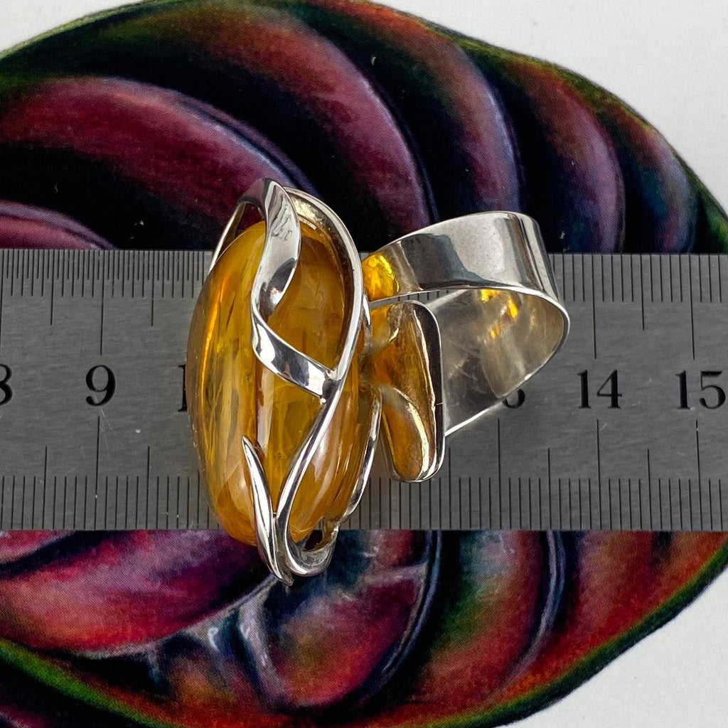 Natural Baltic Amber Ring