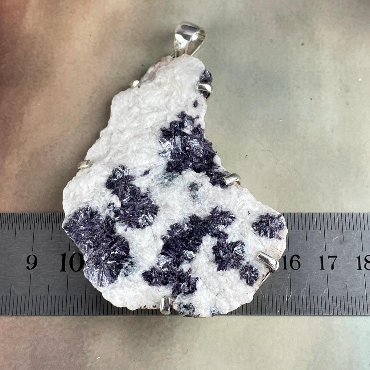 Lepidolite Raw Pendant