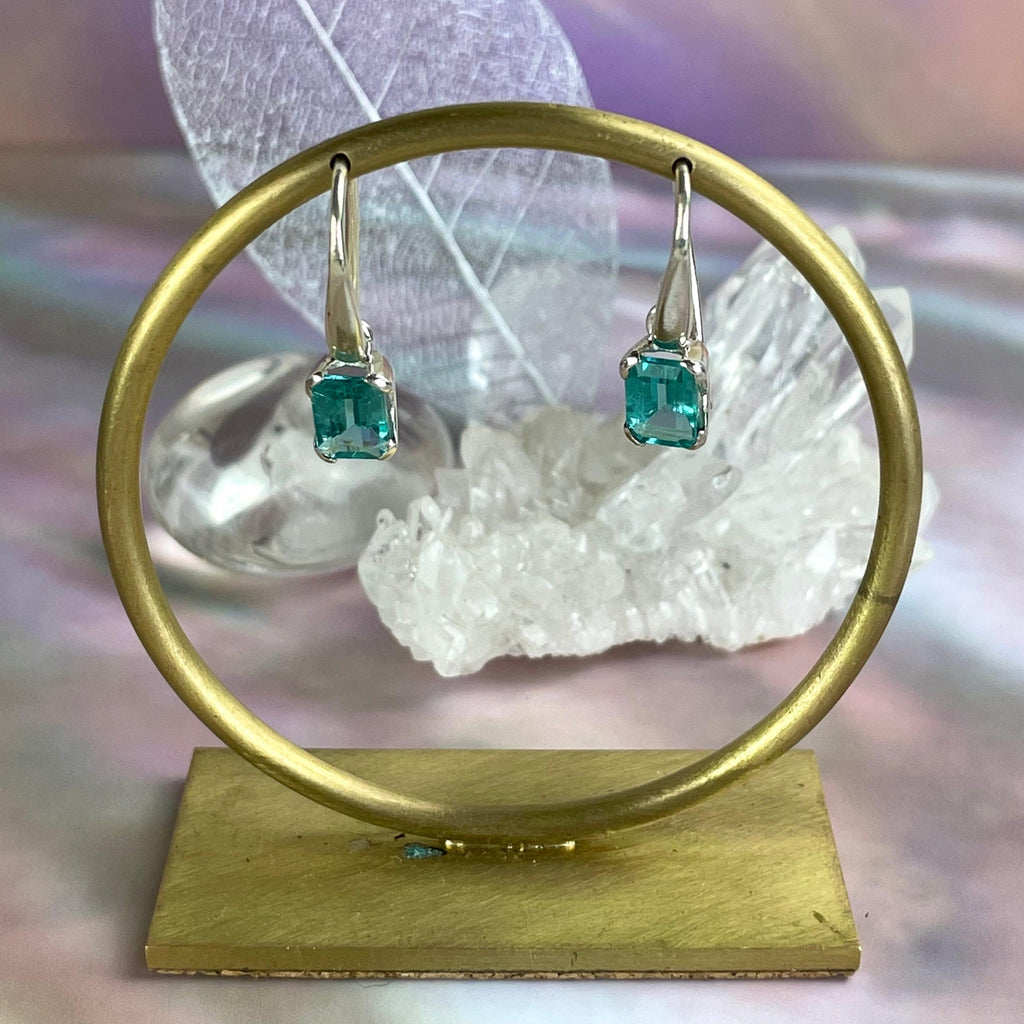 Apatite Sterling Silver Earrings