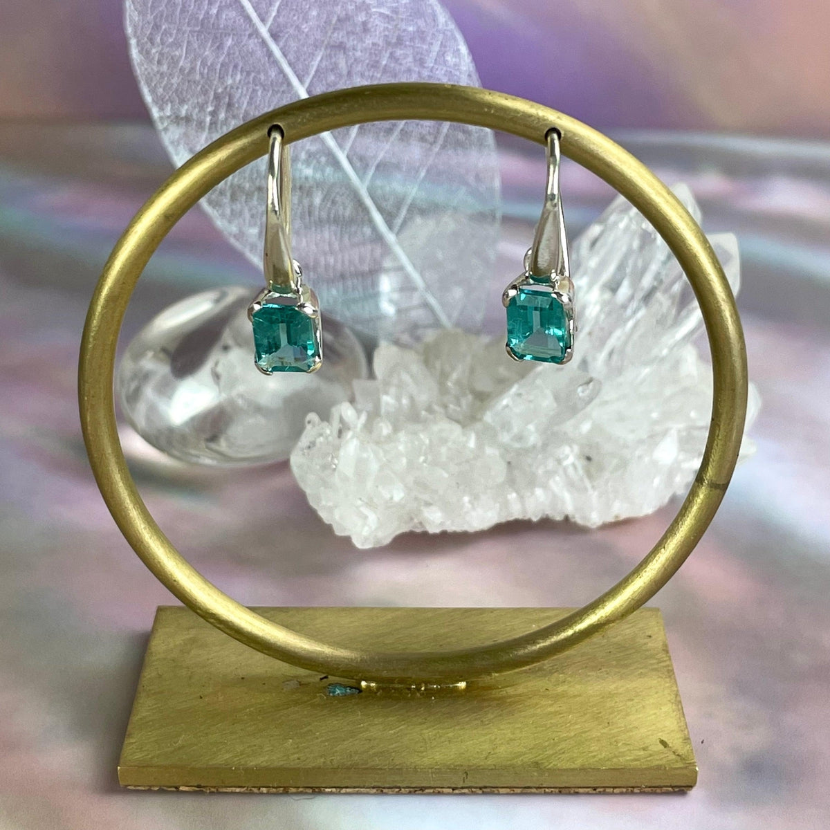 Apatite Sterling Silver Earrings