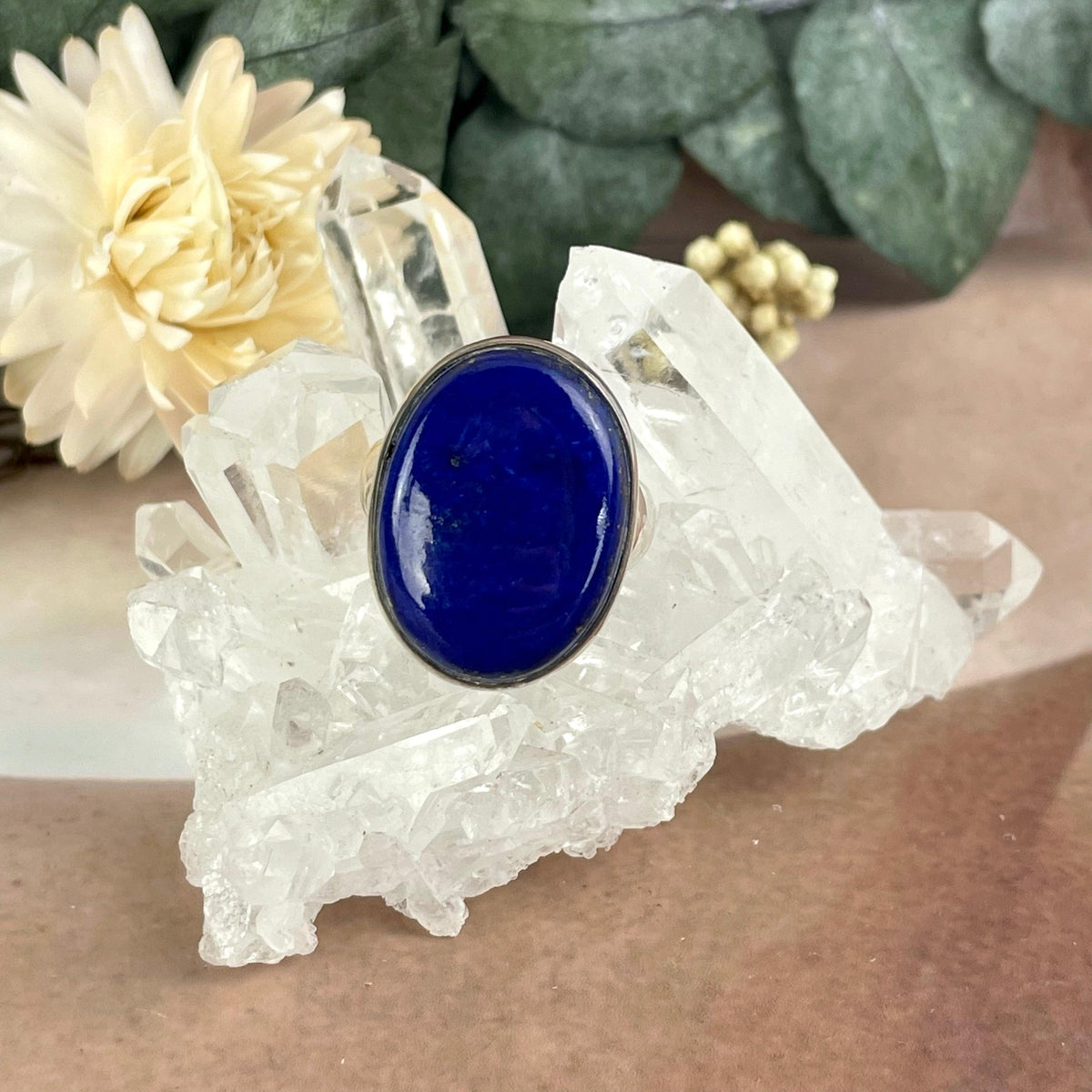 Oval Lapis Lazuli Ring