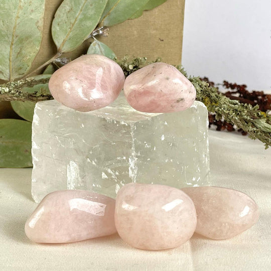 Morganite Tumbled Stones