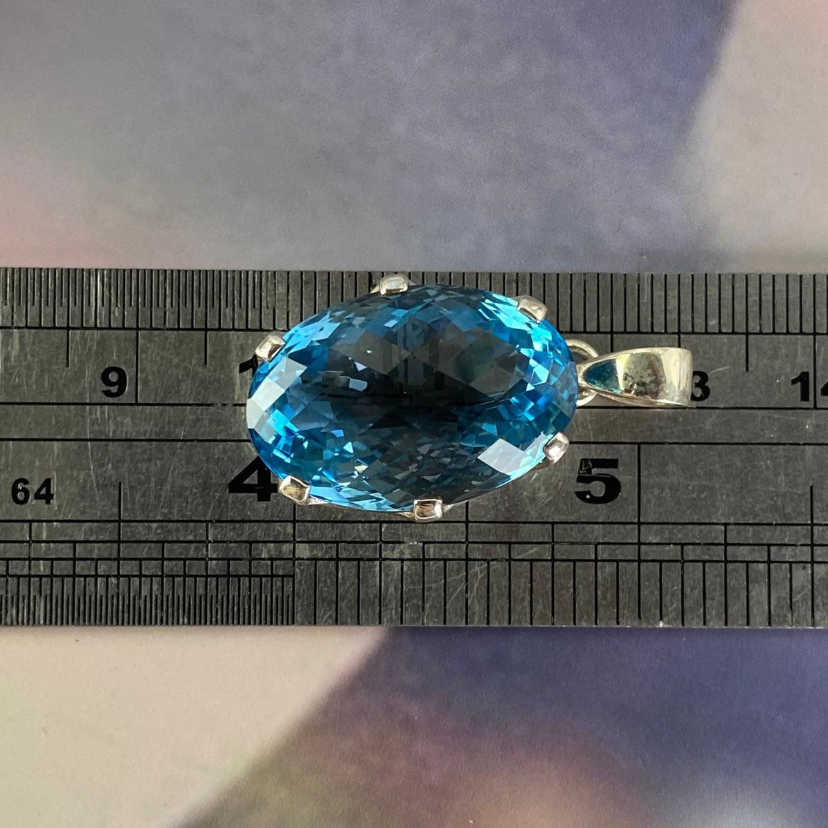 Blue Topaz Pendant