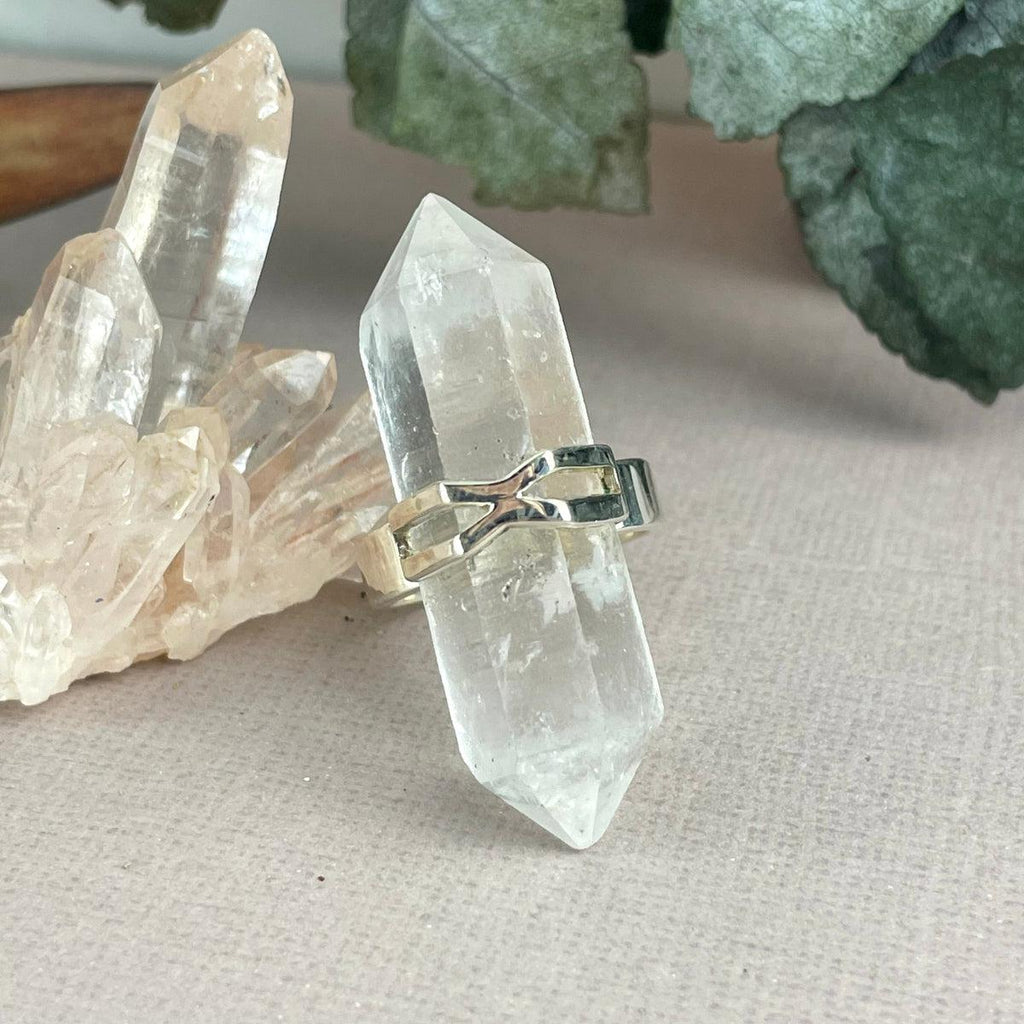 Sterling Silver Quartz Ring