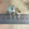 Size 9 Aquamarine Ring