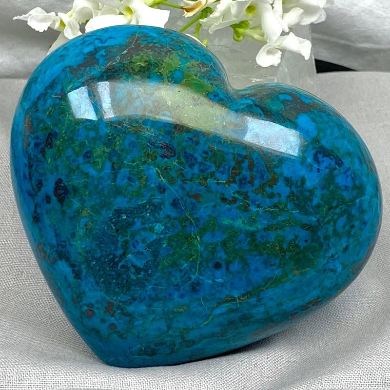 Chrysocolla Heart